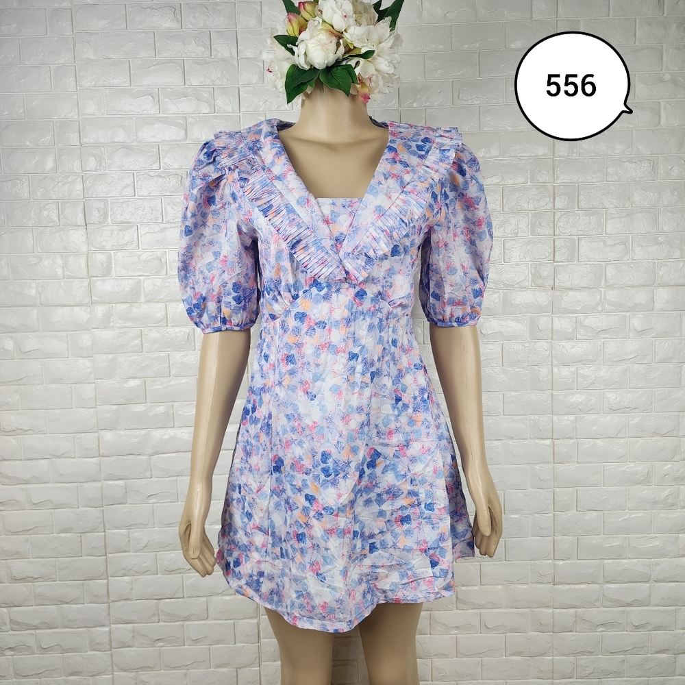 Xuanxuan Purple Medium Mini Dress – Casual Elegant Short Dress